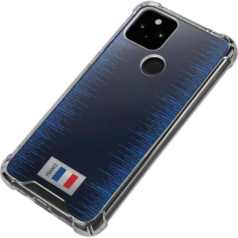 France Soccer Flag Google Pixel 5a 5G Clear Case